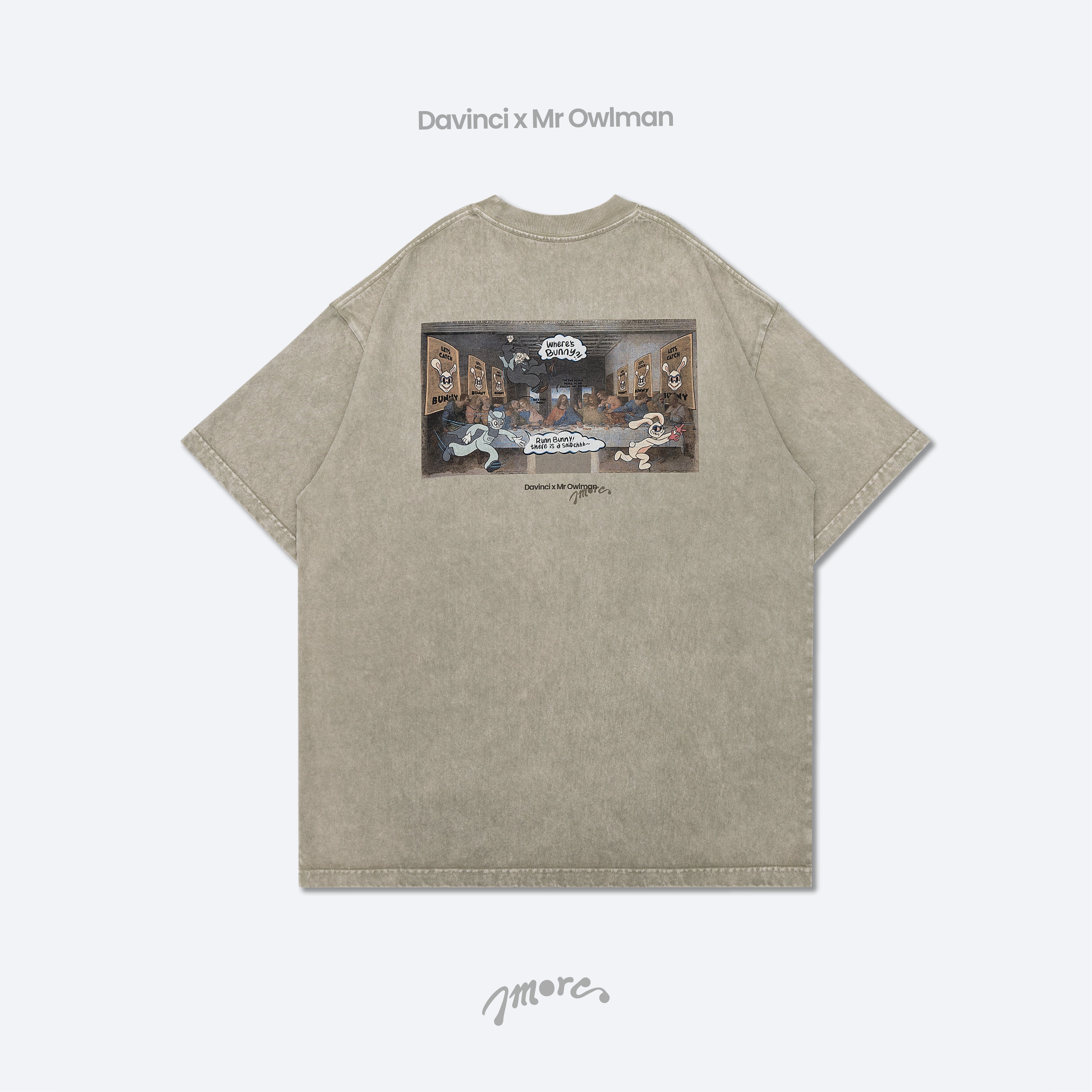 Grocery x Mr.Owlman & Friends Last Supper Washed Tee/Sand