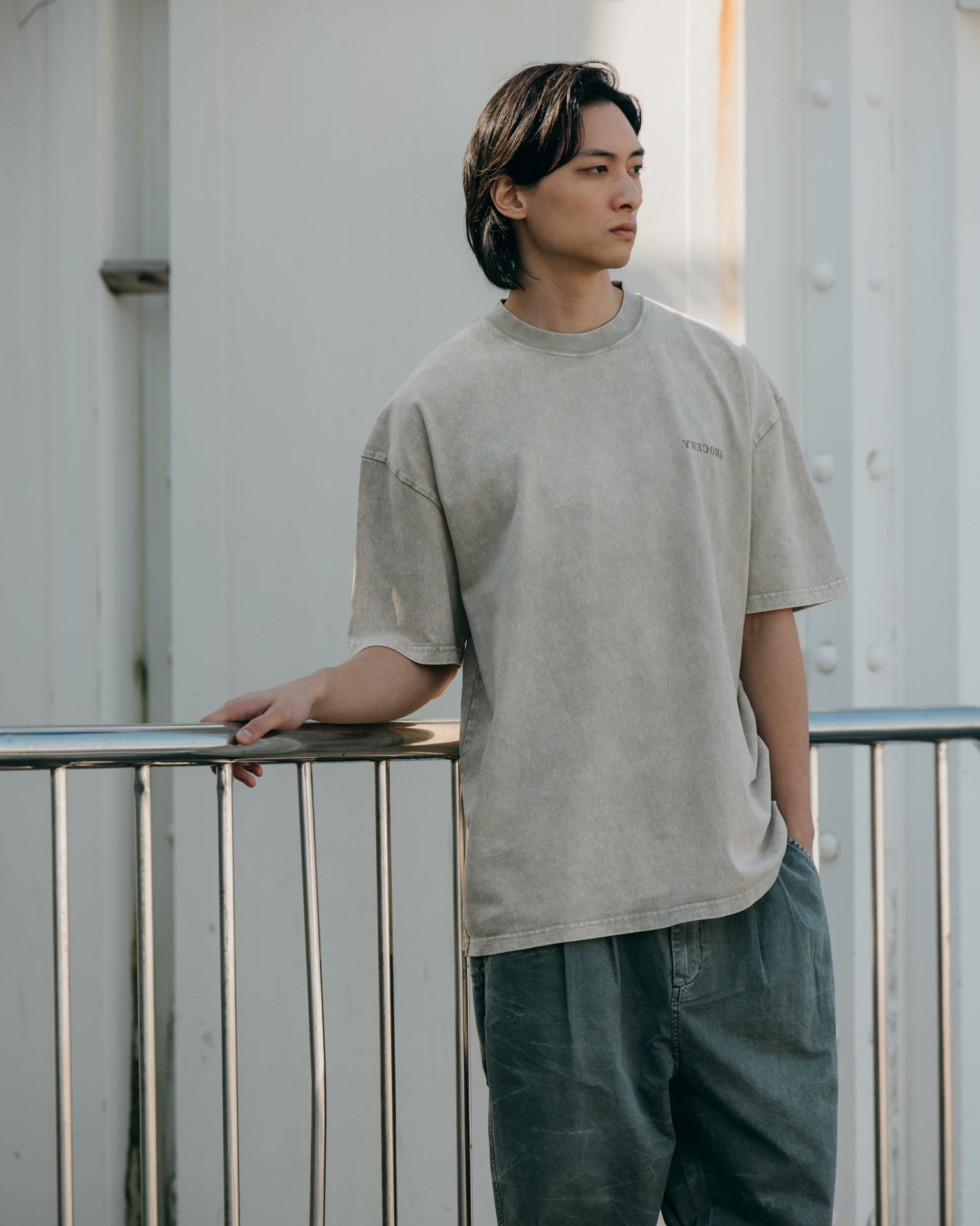 Grocery x Mr.Owlman & Friends Last Supper Washed Tee/Sand