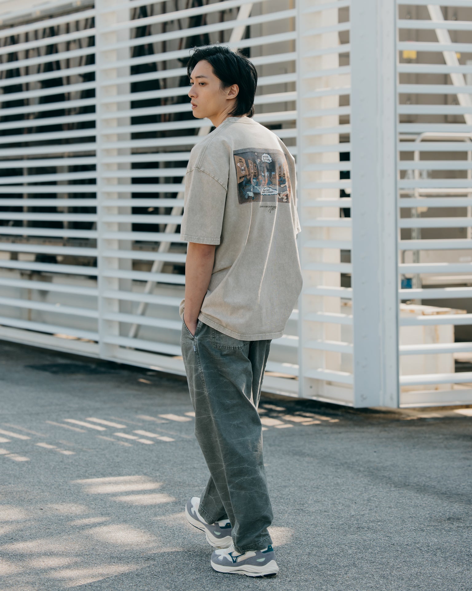 Grocery x Mr.Owlman & Friends Last Supper Washed Tee/Sand